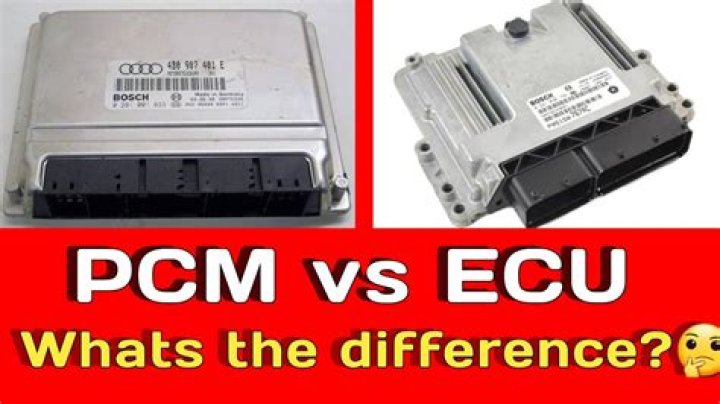 Are ecu and pcm the same?