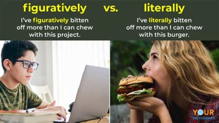 Are literally and actually the same?