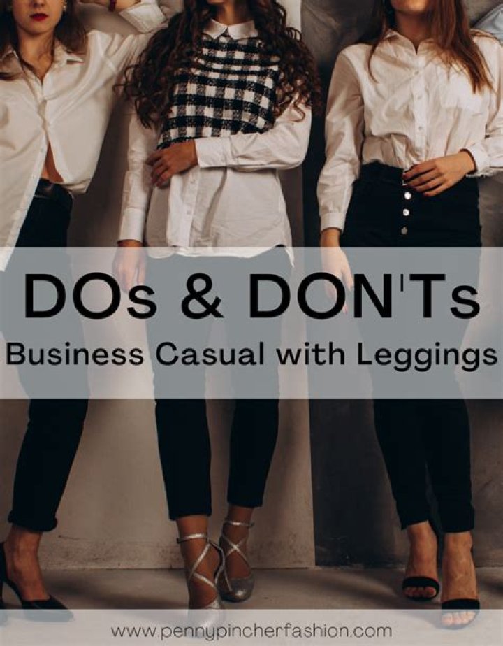 Can leggings be business casual?