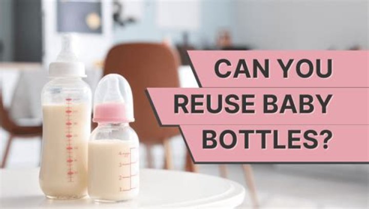 Can you reuse baby bottles without washing?