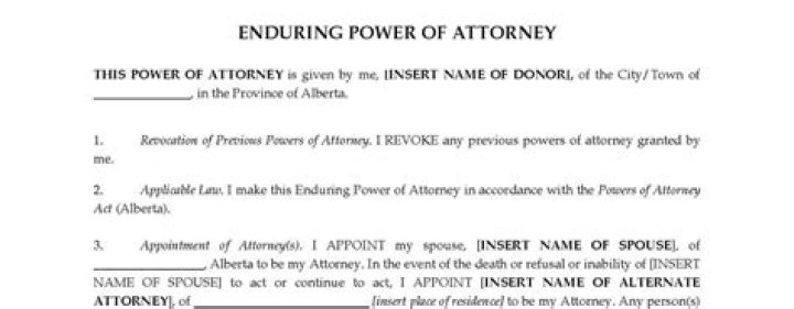 Do i need an enduring power of attorney?