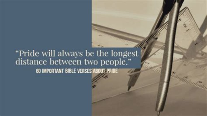 Do not be prideful bible verse?