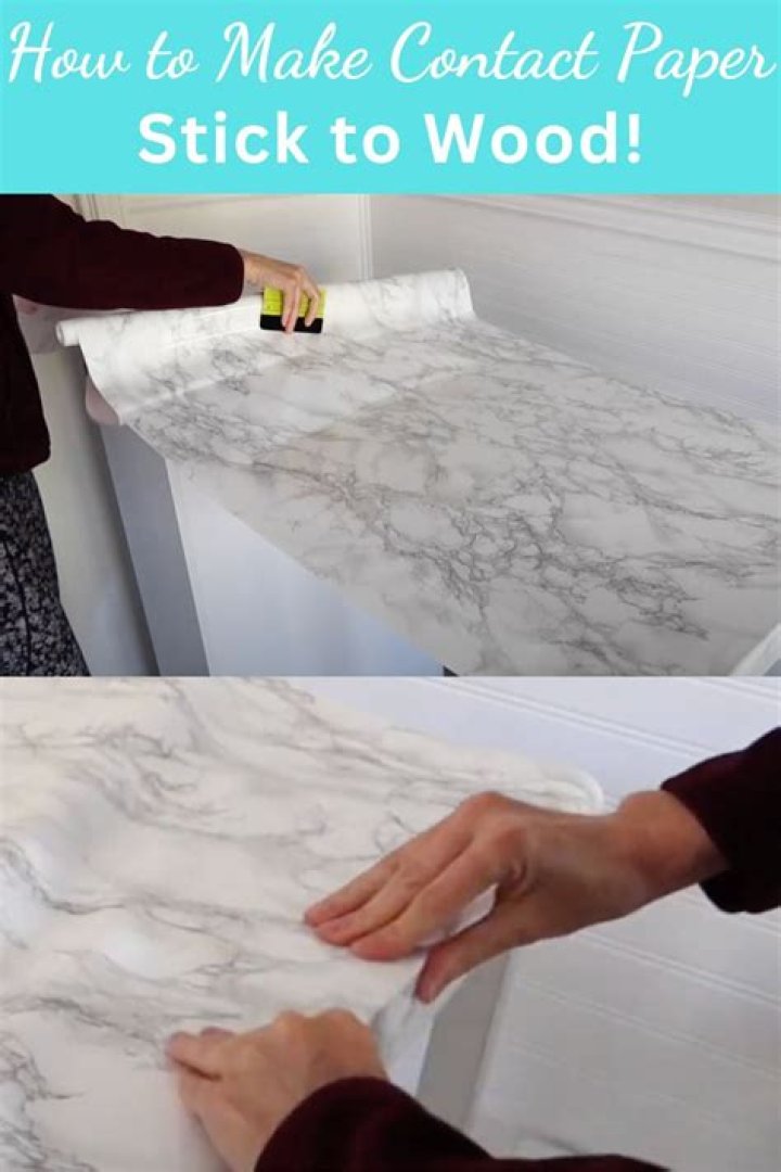 Does contact paper stick to corkboard?