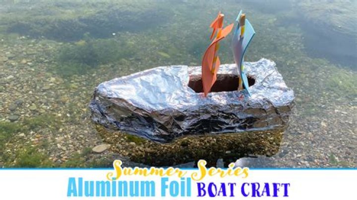 Does crumpled aluminum foil float?