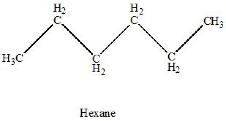 Does hexane have polar bonds?