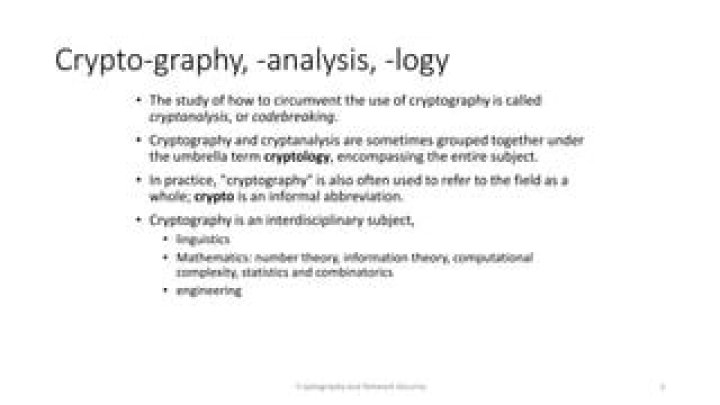 How cryptanalysis is used?