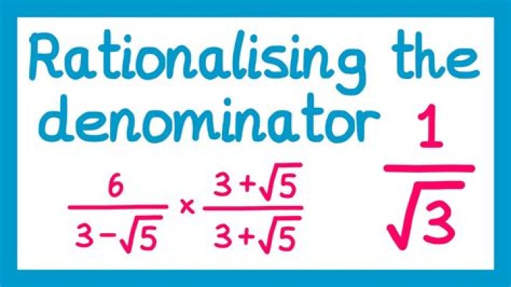 How do you rationalize a fraction?