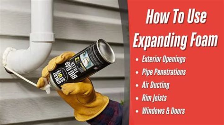 How does expanding foam work?