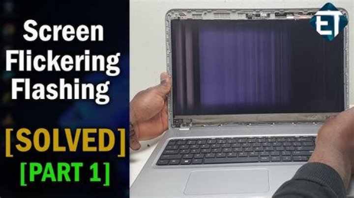 How flickering laptop screen?