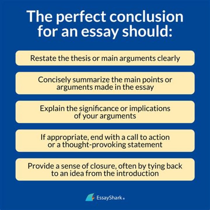 How is the conclusion state?