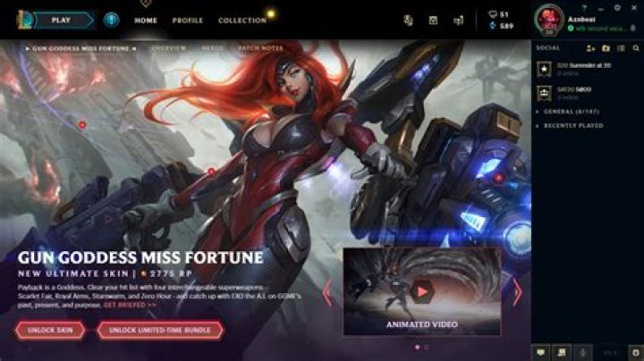 How much is gun goddess miss fortune?