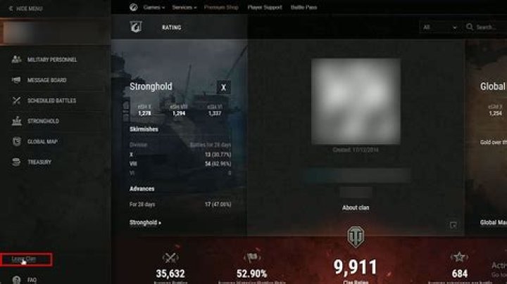 How to leave clan wot?