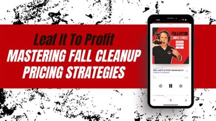 How to price fall cleanups?