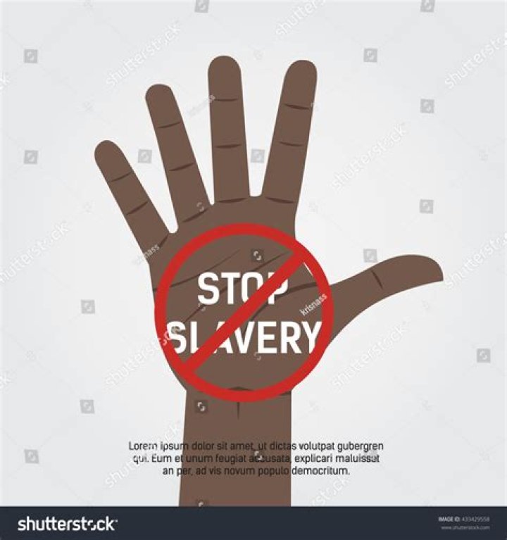 How to put anti slavery into a sentence?