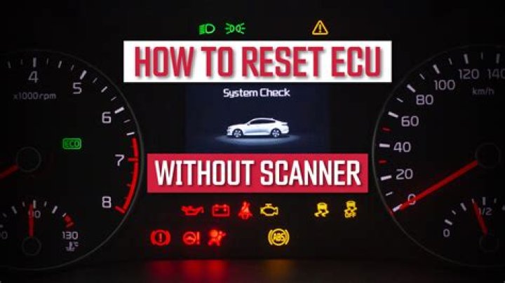How to reset ecu?