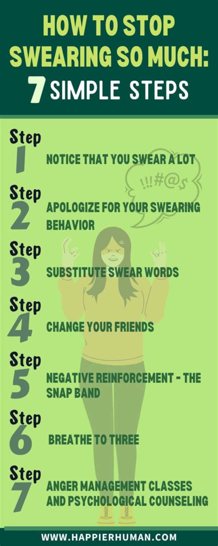 How to stop cursing?