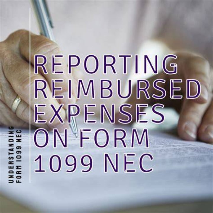 Should reimbursed expenses be included in 1099-nec?