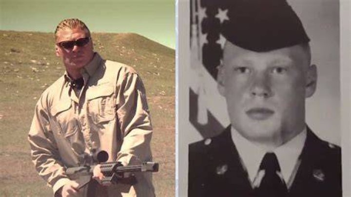 Was brock lesnar in the military?