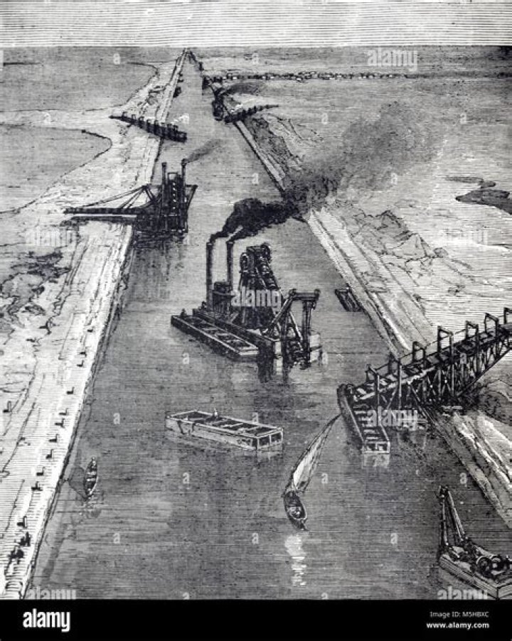 Was suez canal built?