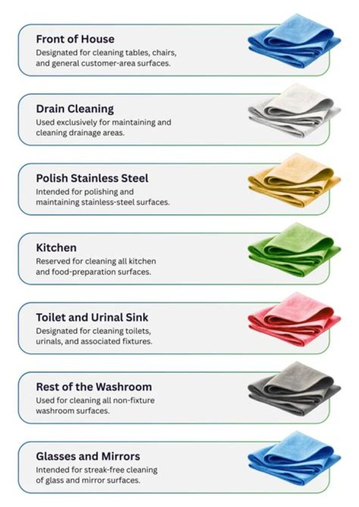 What is the proper care of cleaning cloth?