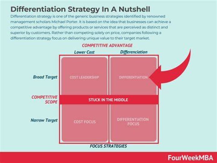 Whats a differentiation strategy?