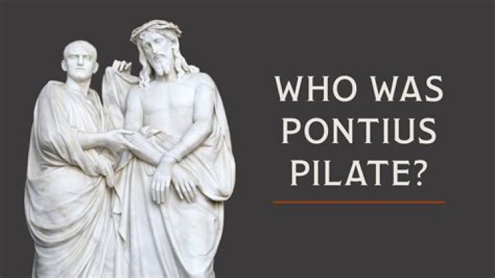 When did pontius pilate reign?