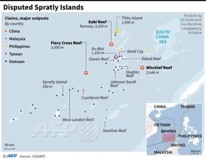 When did the spratly islands dispute start?