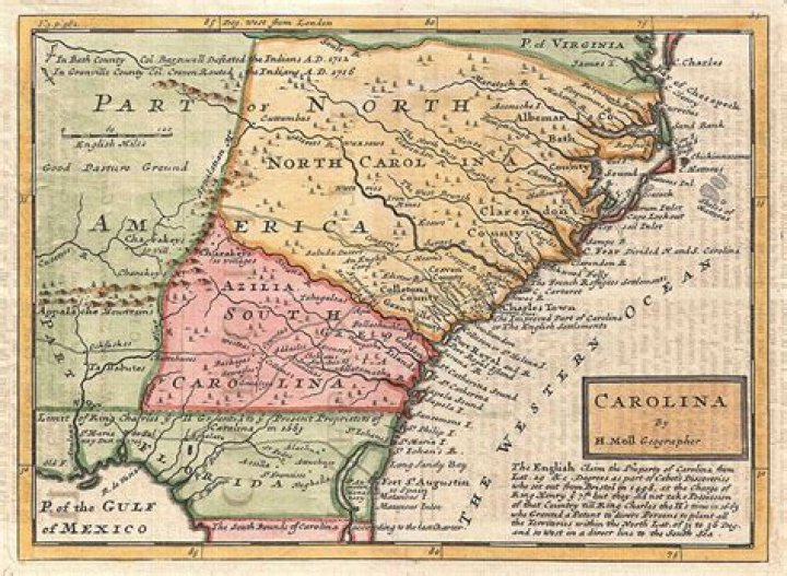 When was the carolina colony settled?