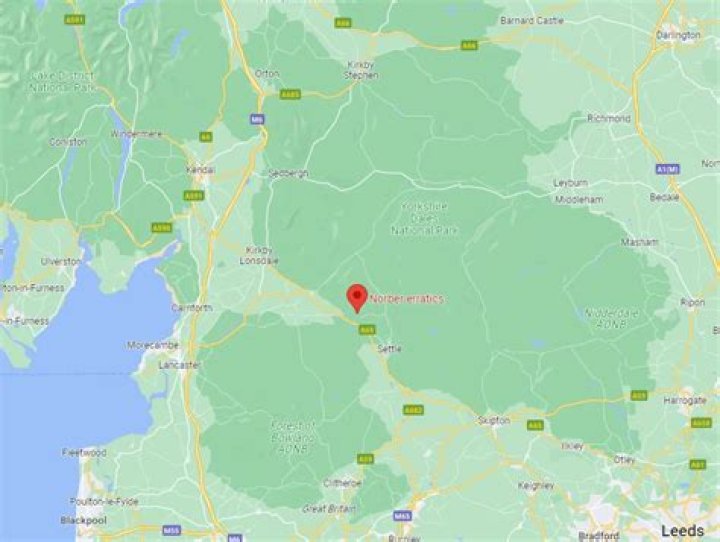 Where are the norber erratics?