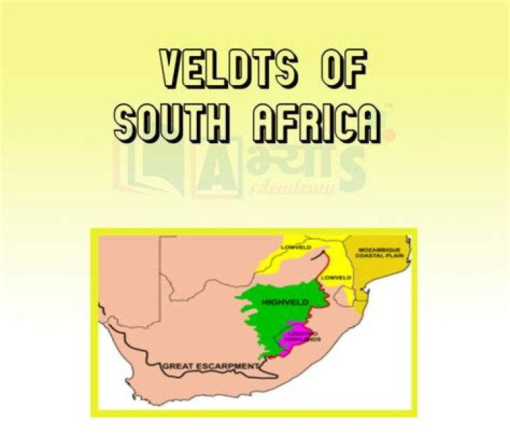 Where is veld located in world map?