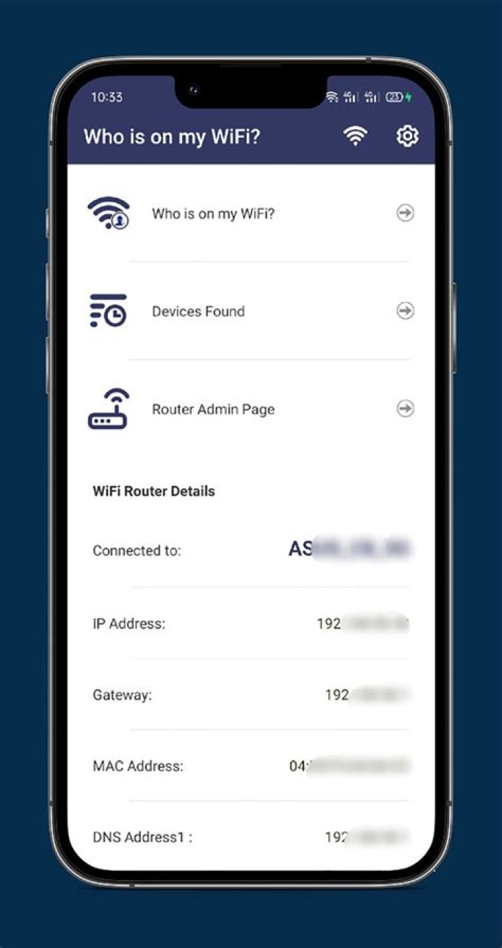 Who's connected to my wifi app?