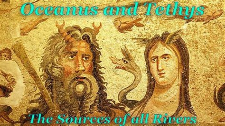 Who are the male offspring of oceanus and tethys?