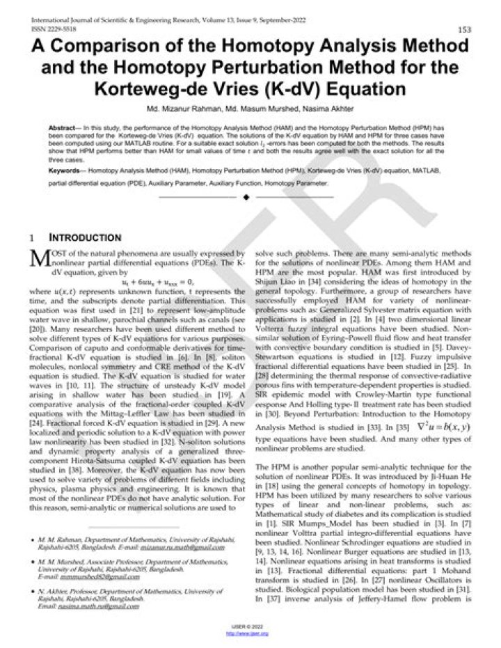 Who invented homotopy analysis method?