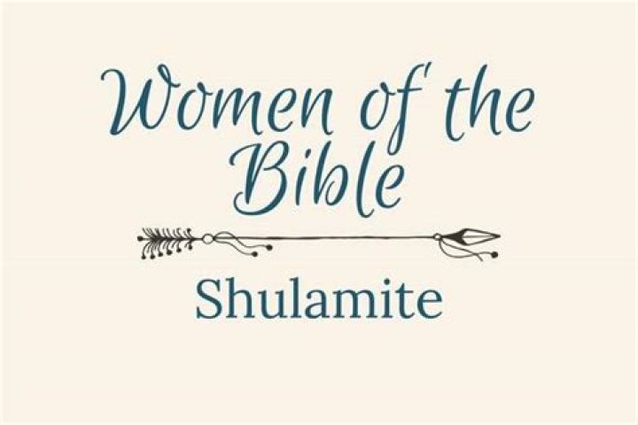Who is shulamite in the bible?