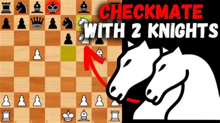 Why can't you checkmate with 2 knights?