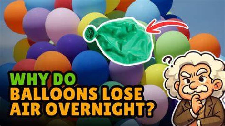 Why do balloons lose air?