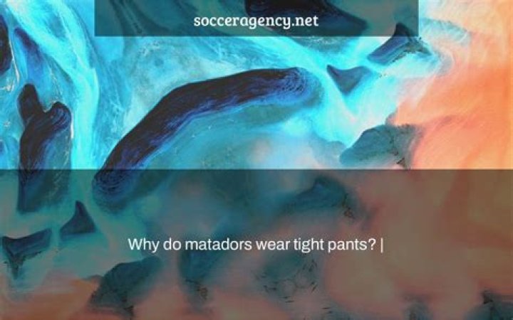 Why do matadors wear pink socks?