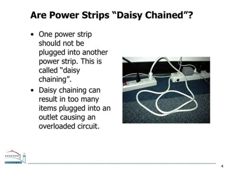 Why is daisy chaining dangerous?