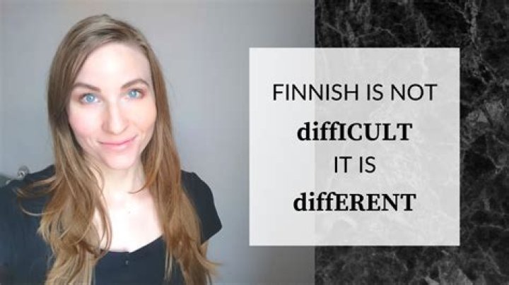 Why is finnish so difficult?