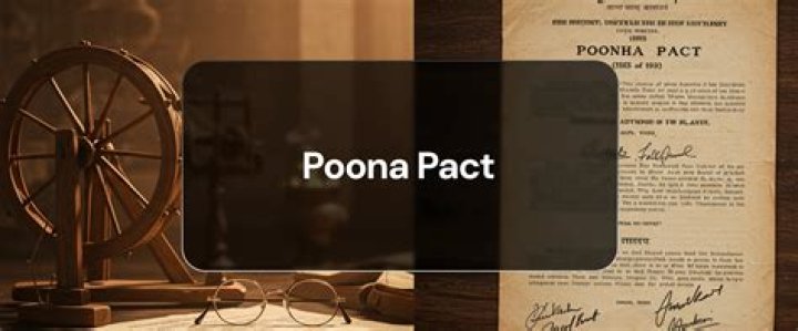 Why was poona pact signed?